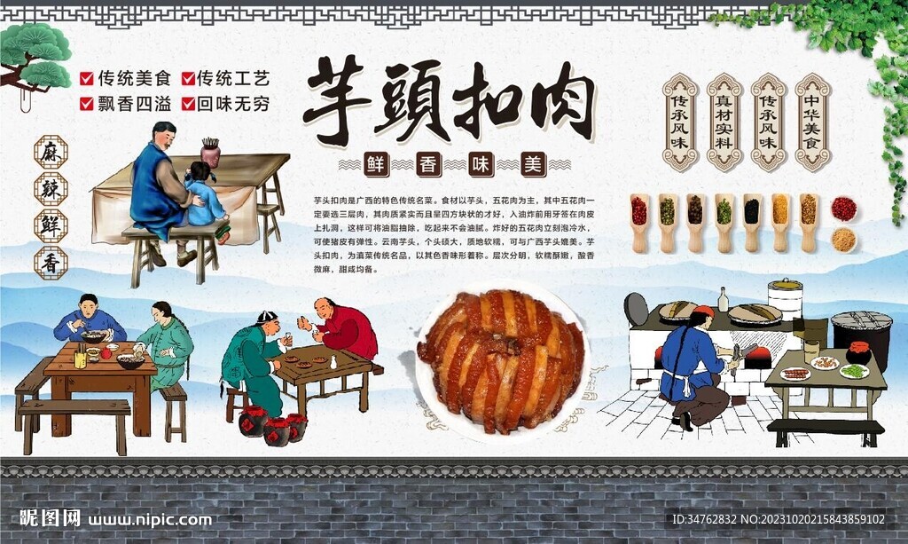 芋头扣肉