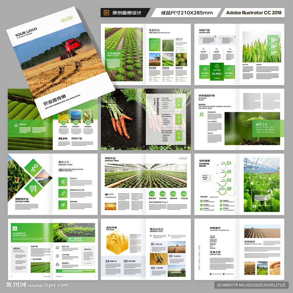 农业合作社画册