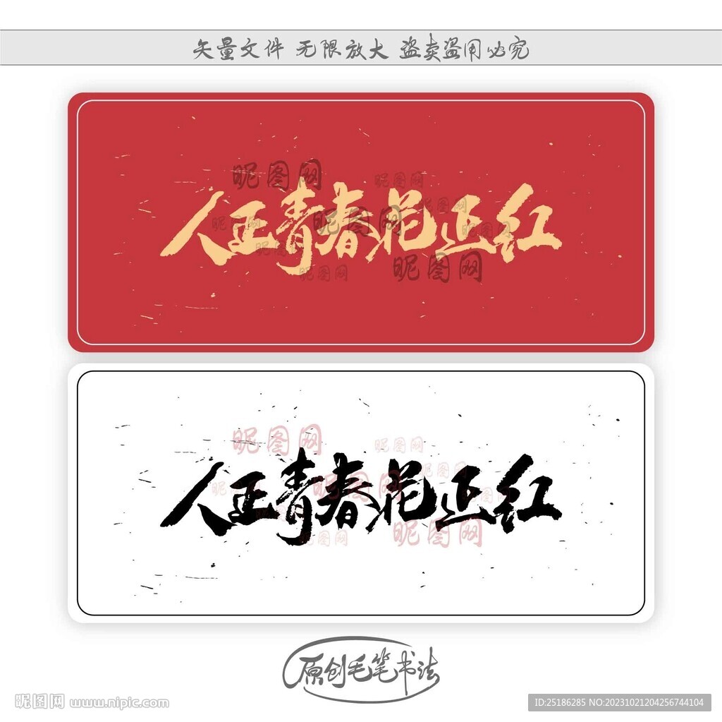 人正青春花正红