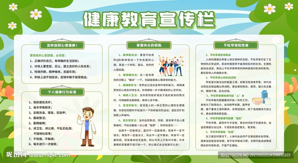 健康教育宣传栏