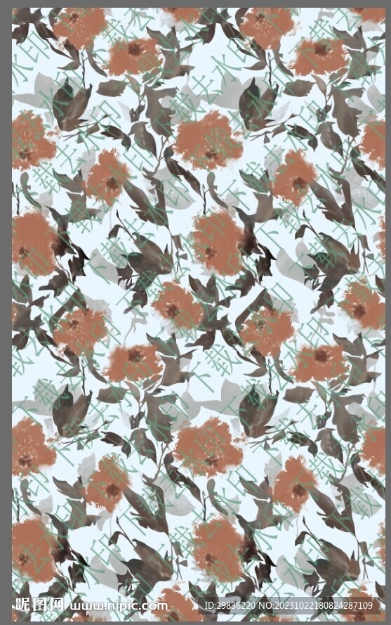 扎染花