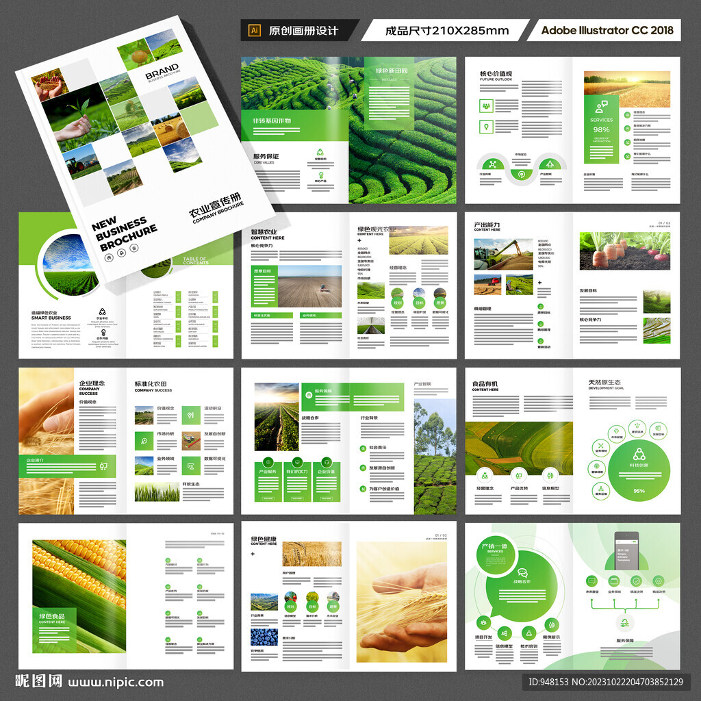 农业合作社画册