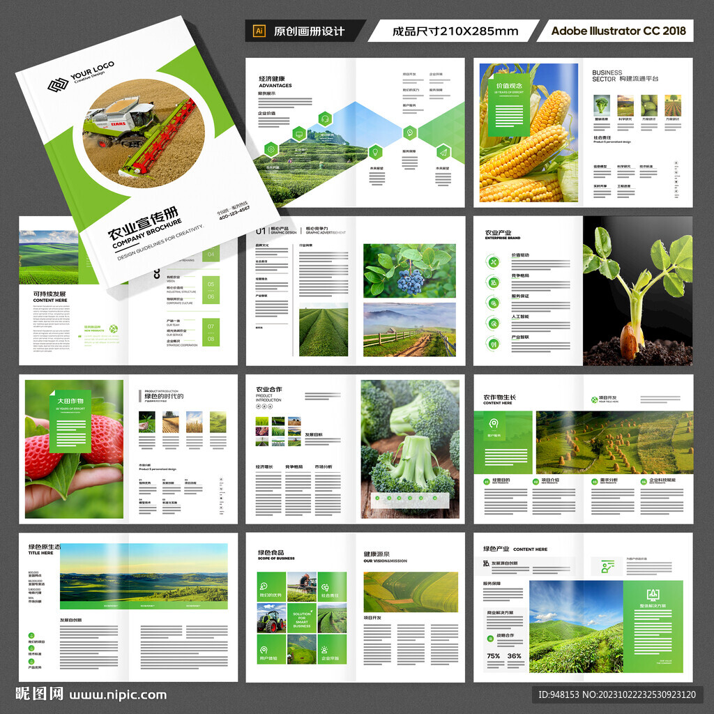 农业合作社画册