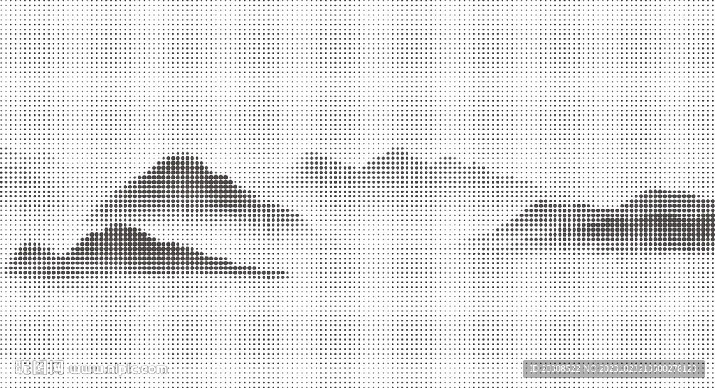 点状山水激光镂空