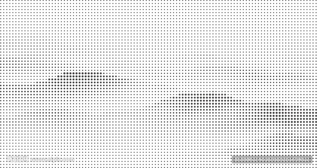 圆点山水激光镂空图