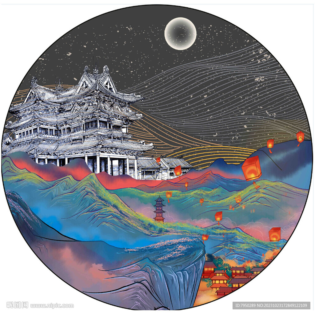 圆形装饰画