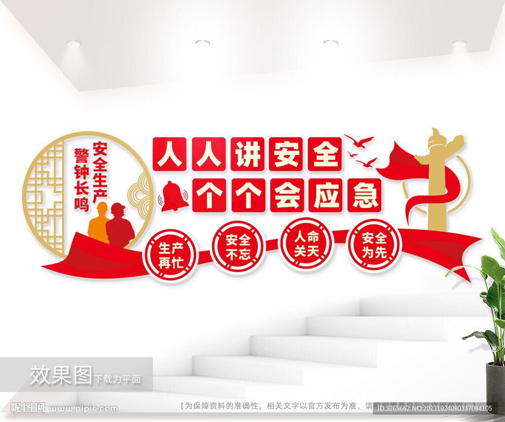 安全生产文化墙图片