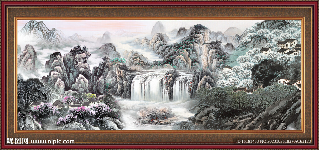 中国画山水