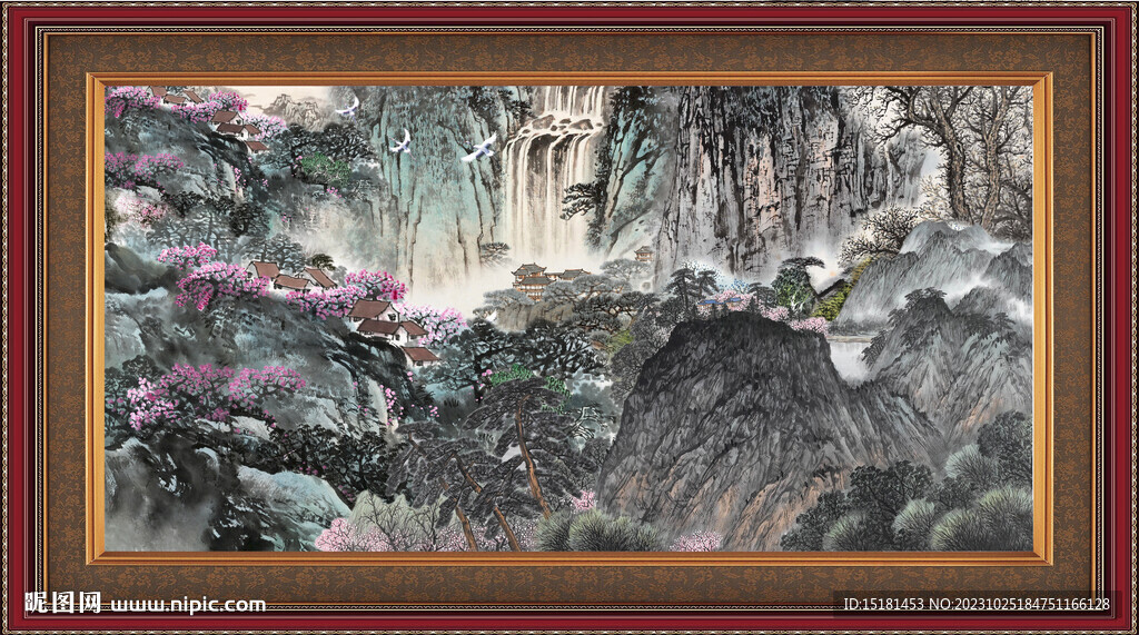 国画山水画
