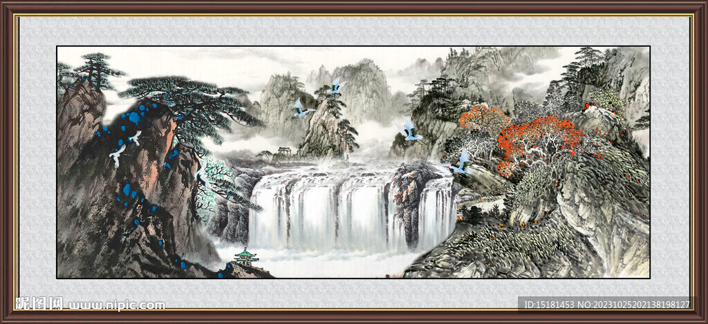 国画山水画