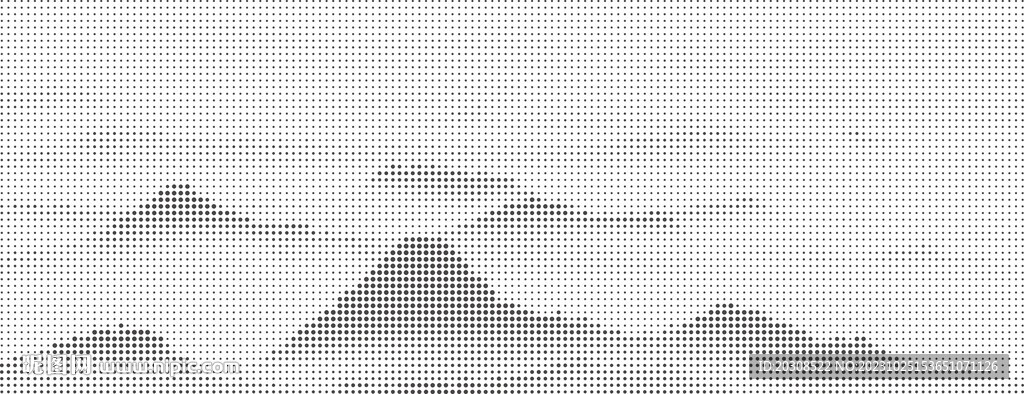 圆点山水激光镂空