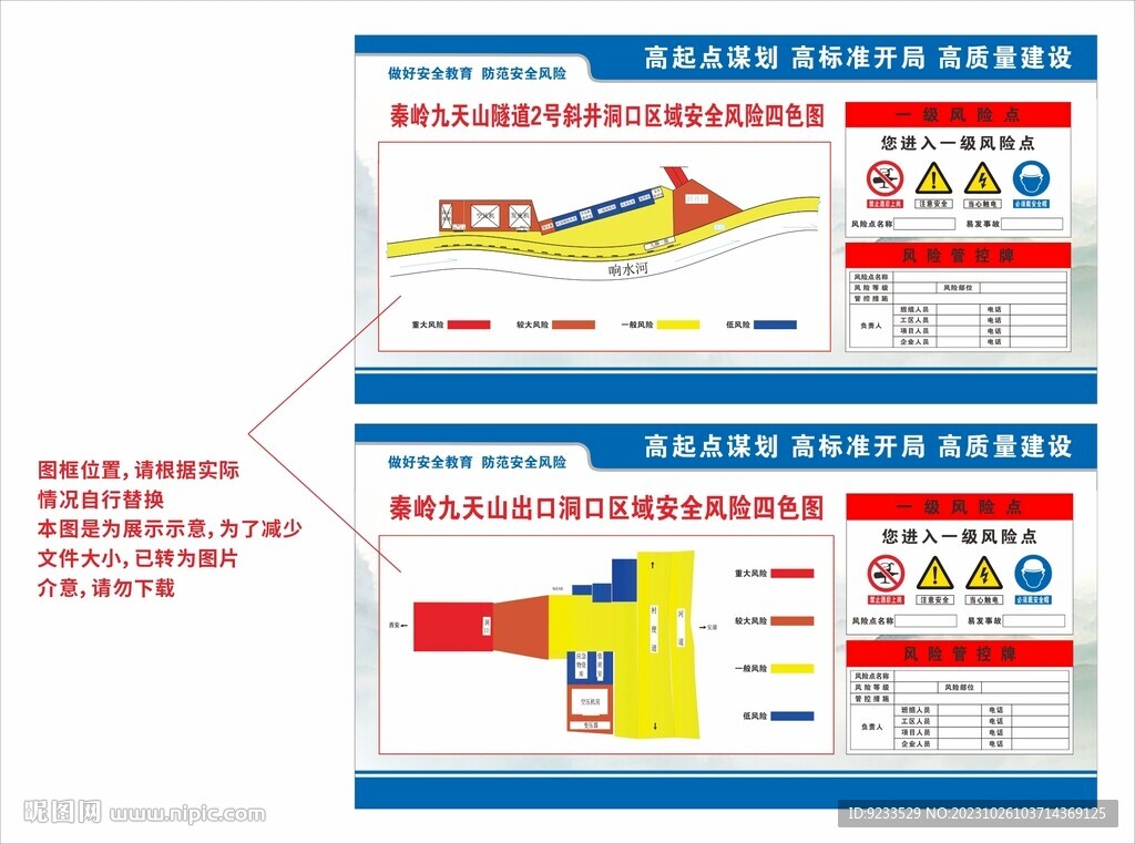 隧道安全风险四色图