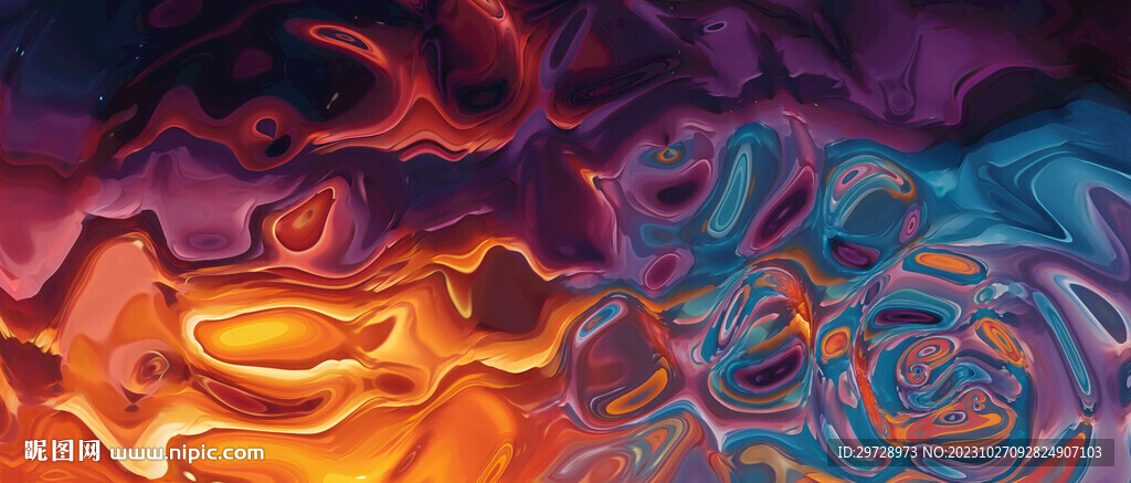 梦幻流体纹理