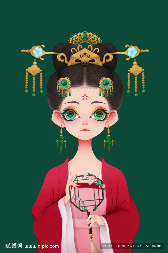 古风人物插画