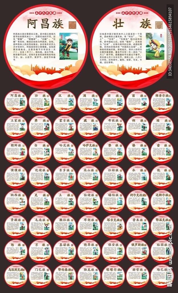 56个民族