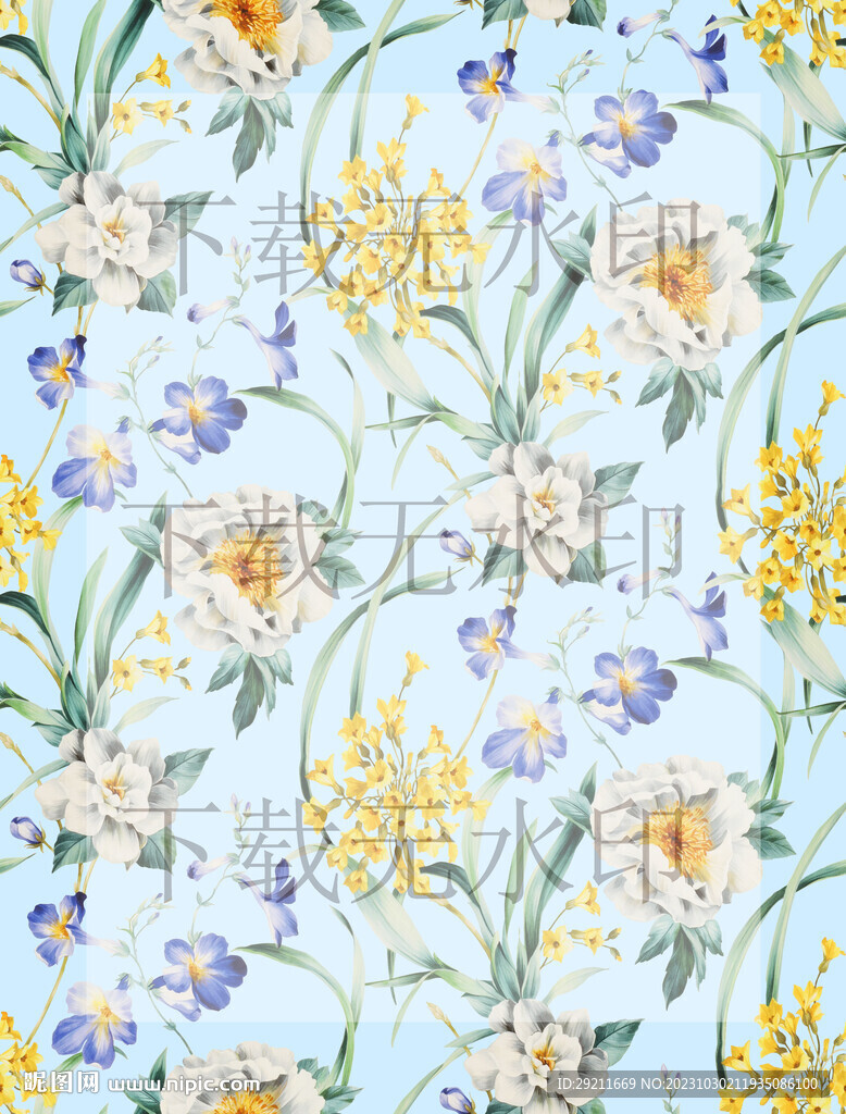 手绘花