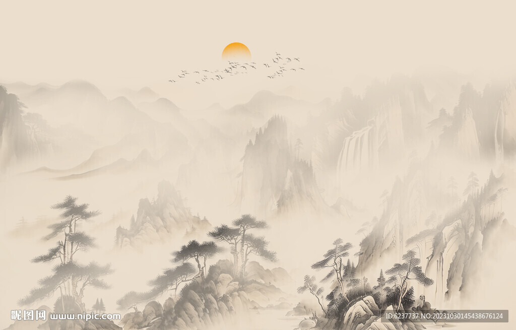 国画山水