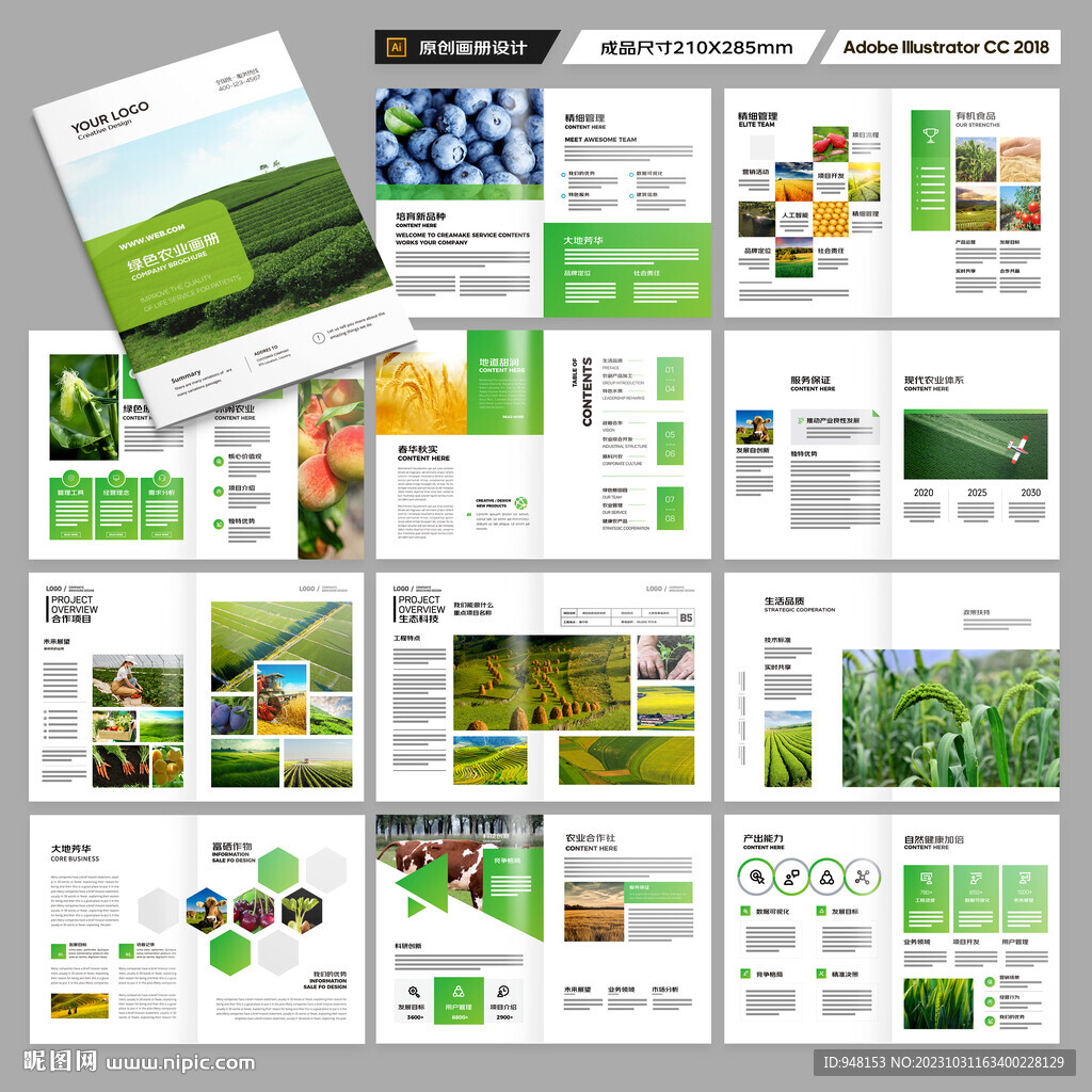 绿色农业画册