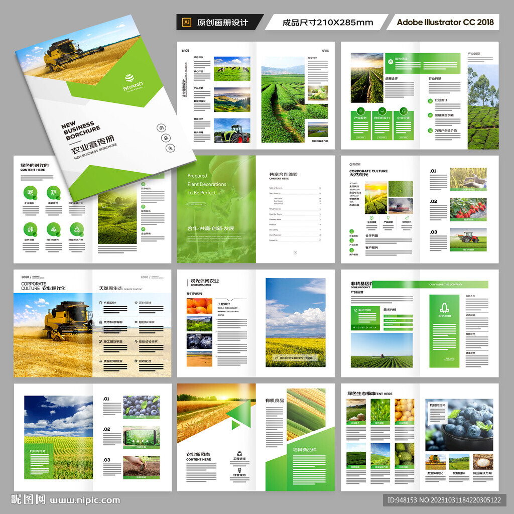 农业合作社画册