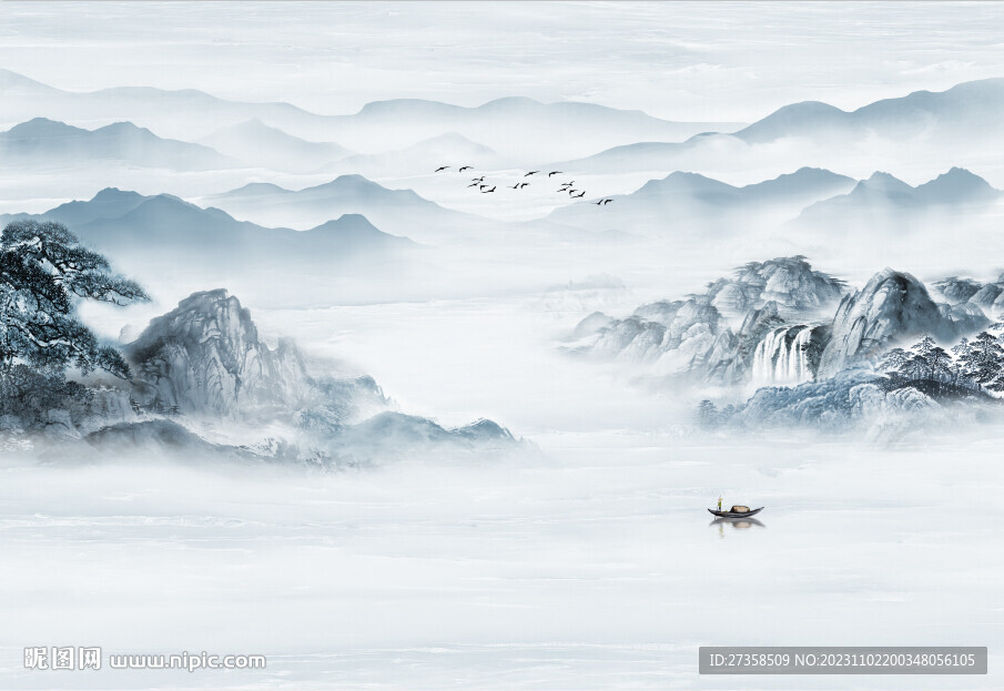 水墨山水 