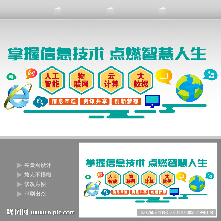网络信息技术文化墙