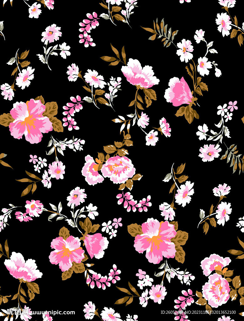手绘花朵