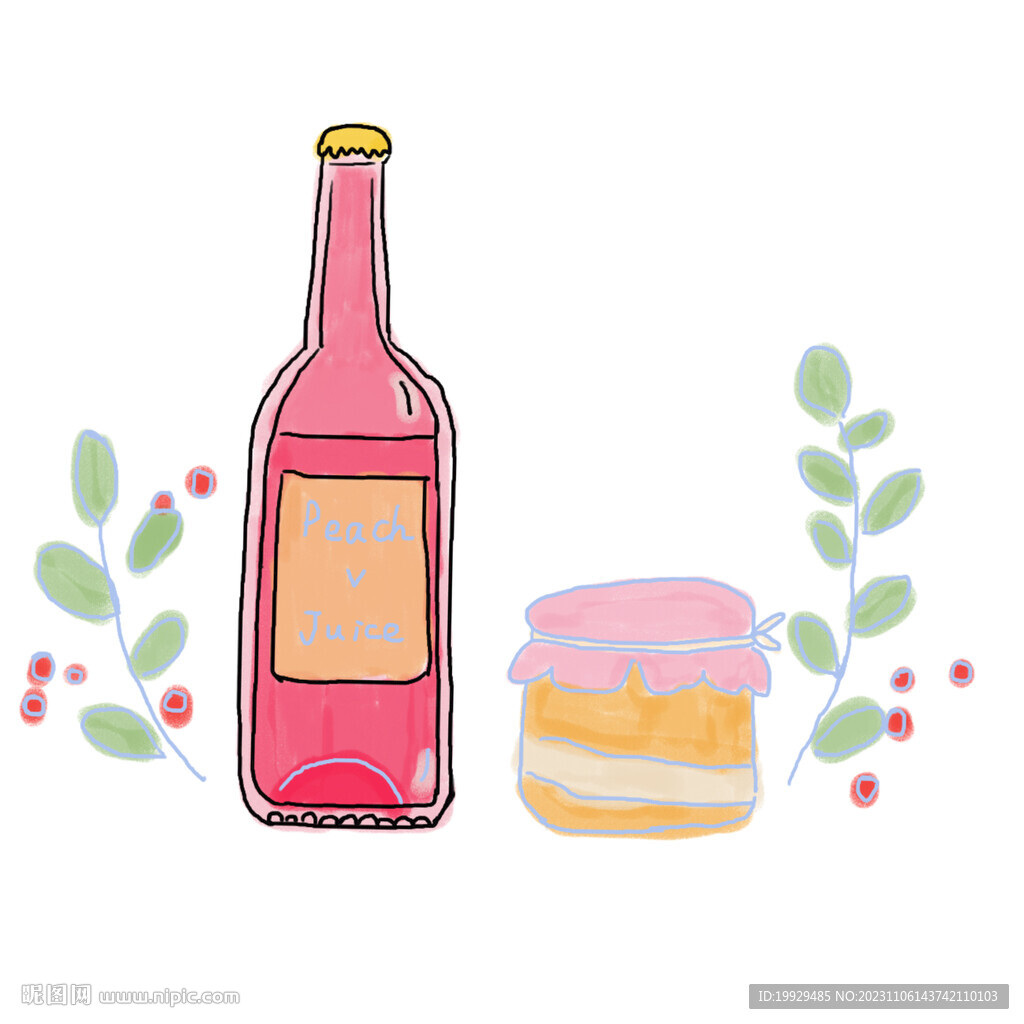 饮料和蜜罐