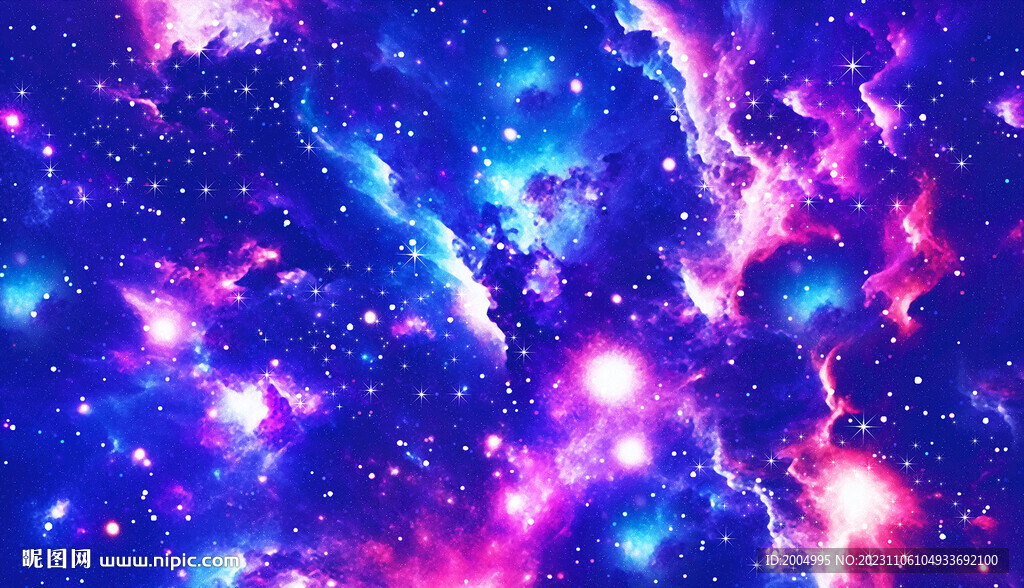 炫彩星空软膜装饰画