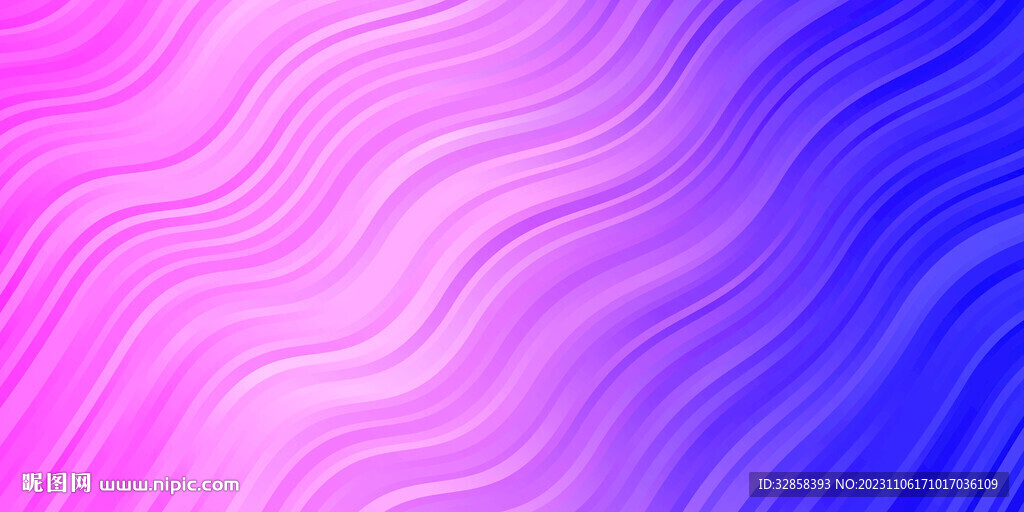 紫色渐变抽象波浪科技线条背景