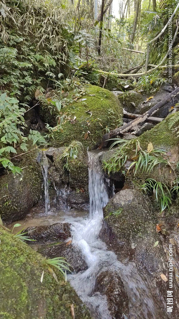 山间泉水