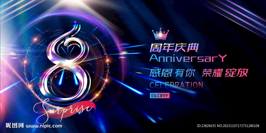 8周年
