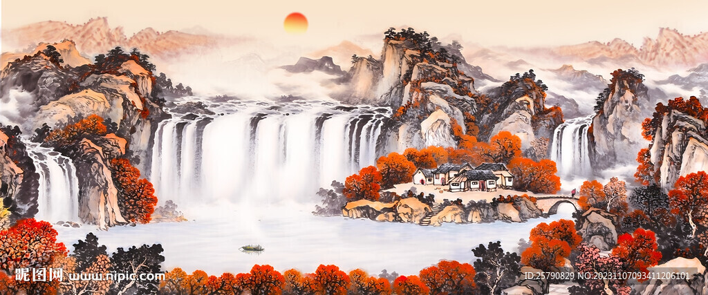 国画山水