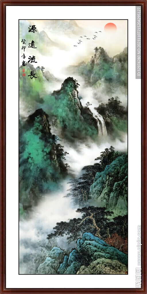 中国画山水