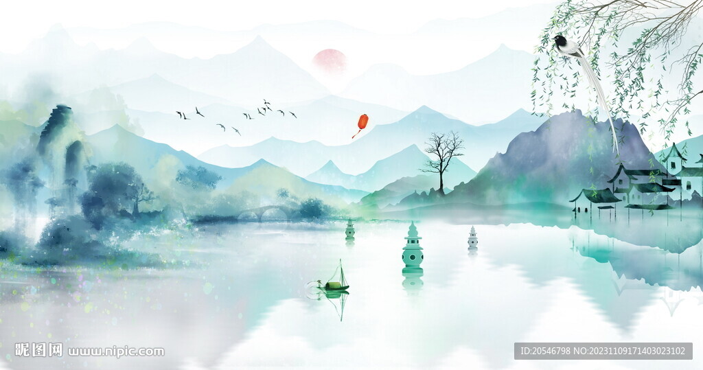 水墨江南