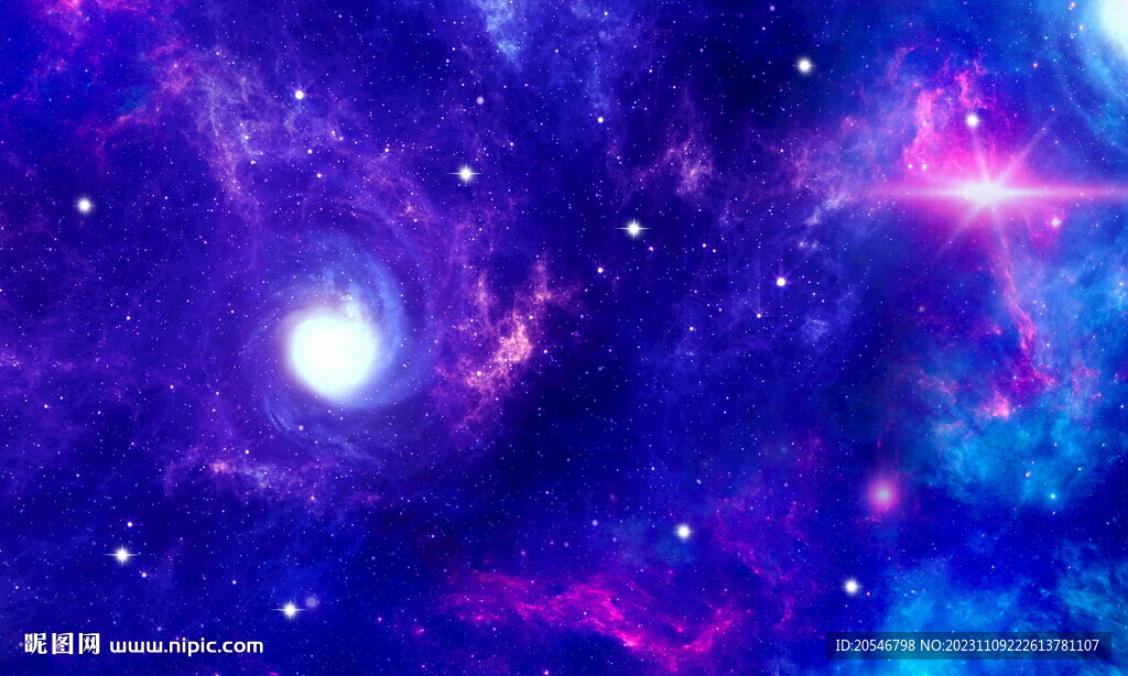 蓝色星空软膜