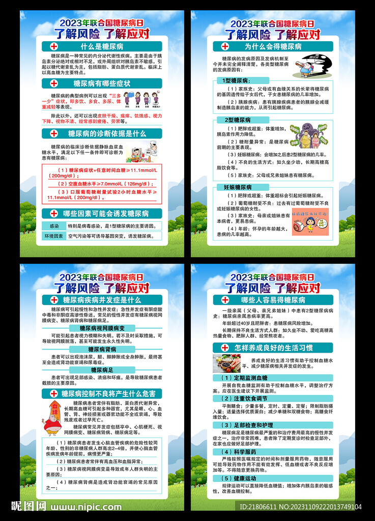 糖尿病海报