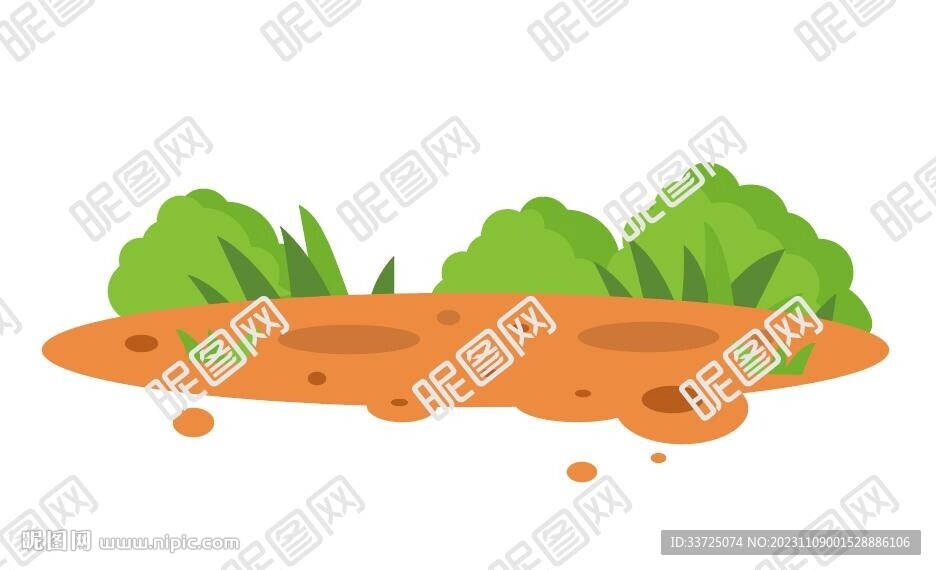 卡通绿地