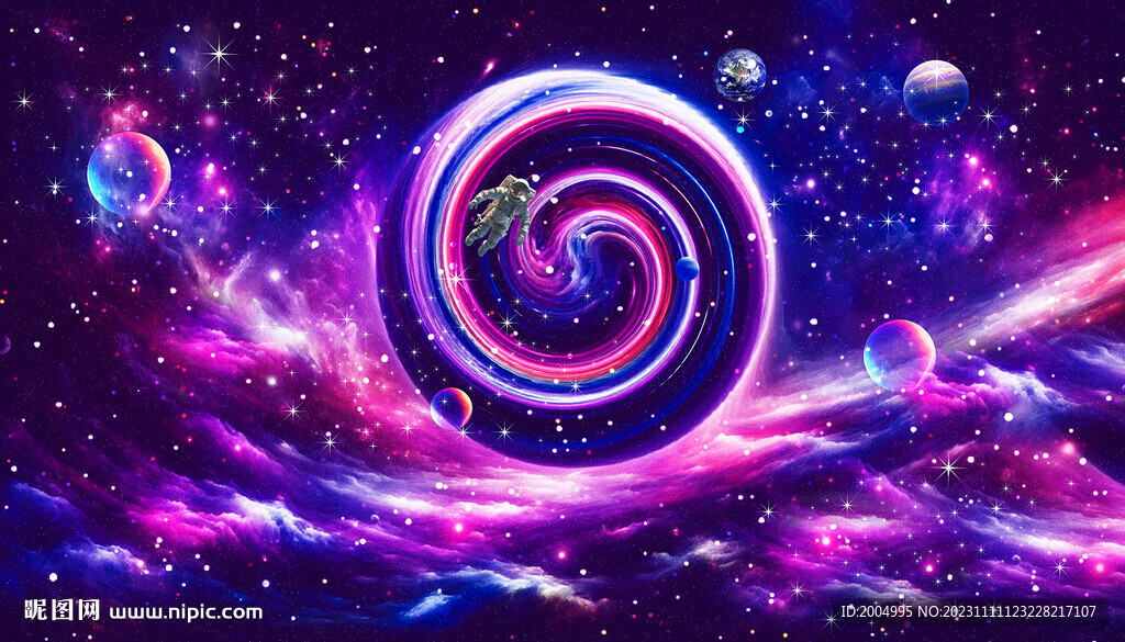 大气唯美星空软膜装饰画
