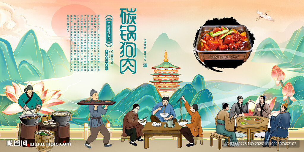 碳锅狗肉