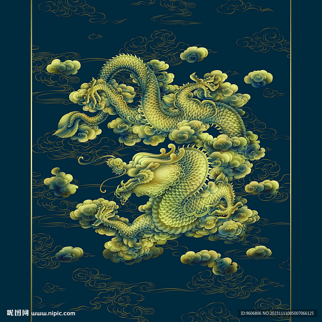 古典龙纹