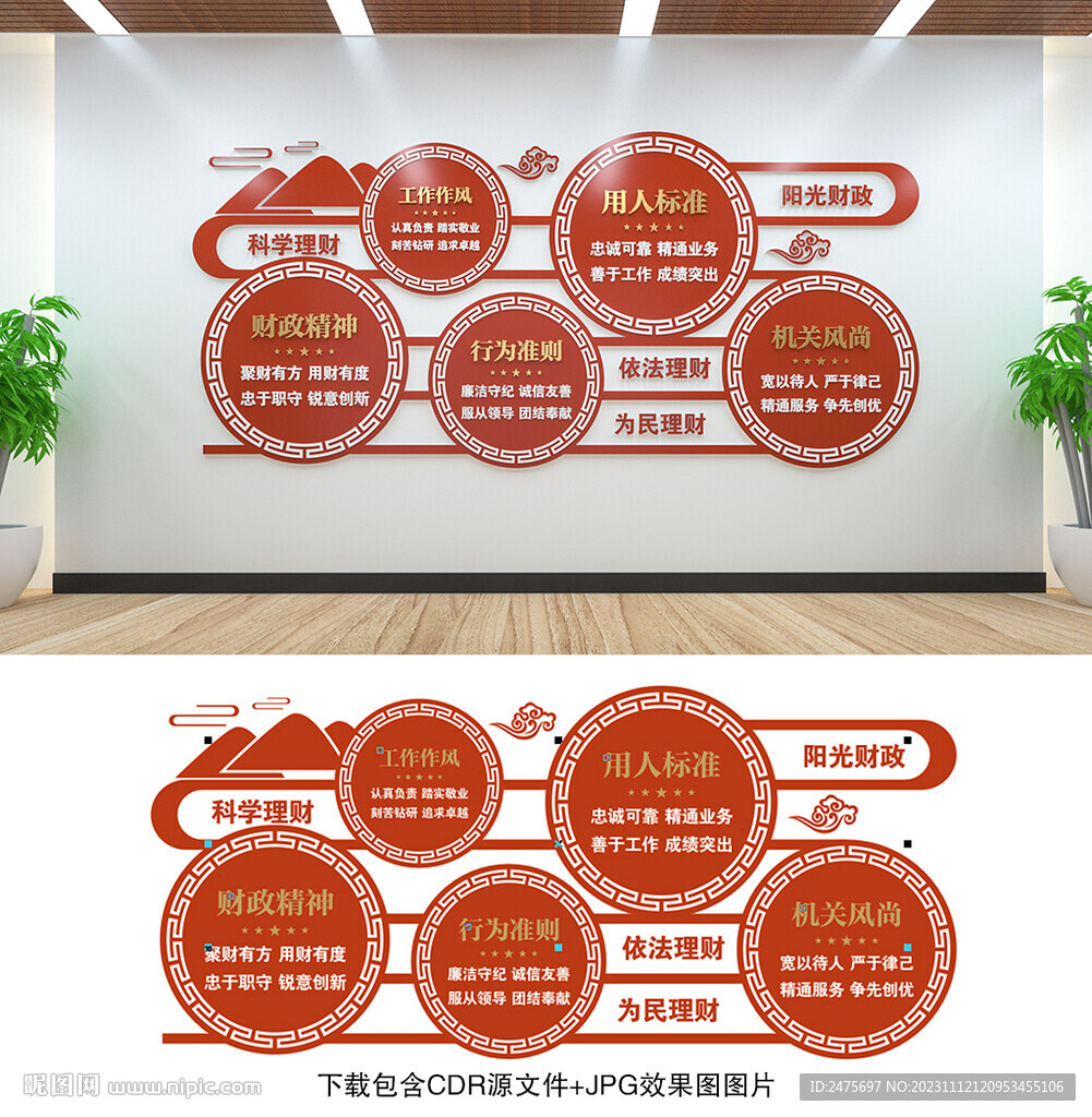 财政文化墙