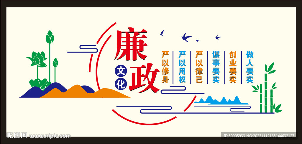 廉洁文化墙