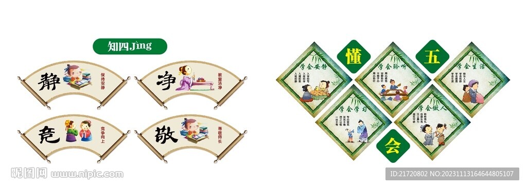 知四静 懂五会
