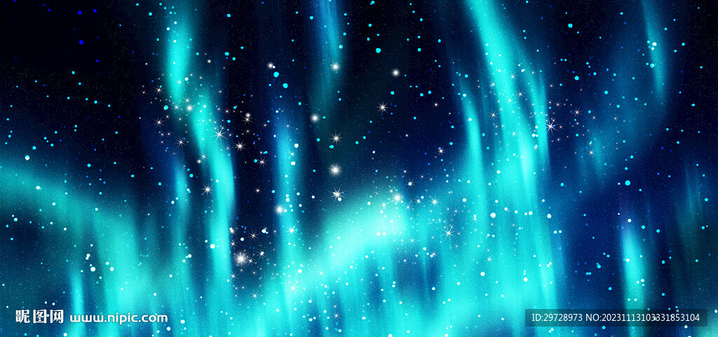 极光星空高清背景