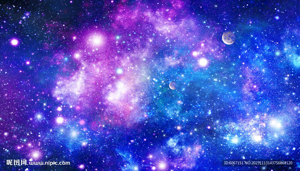 紫色星空背景