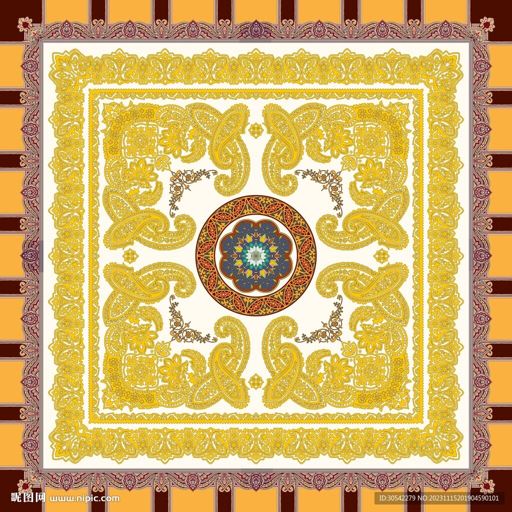 南欧西亚特色花纹地毯