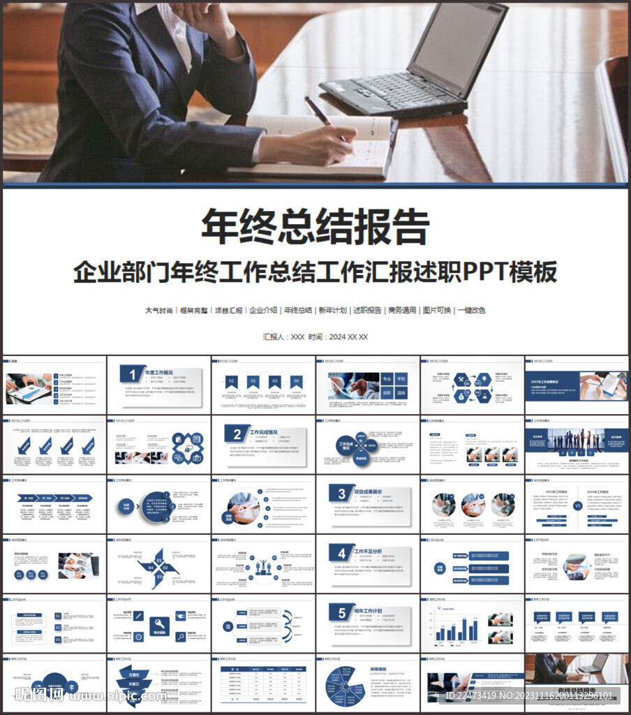 年终总结汇报PPT