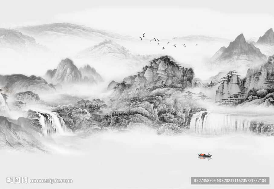 水墨山水