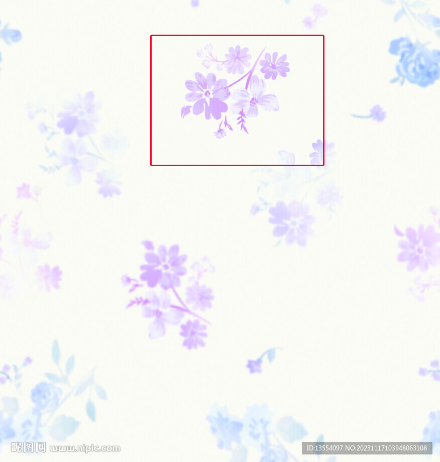 水彩花