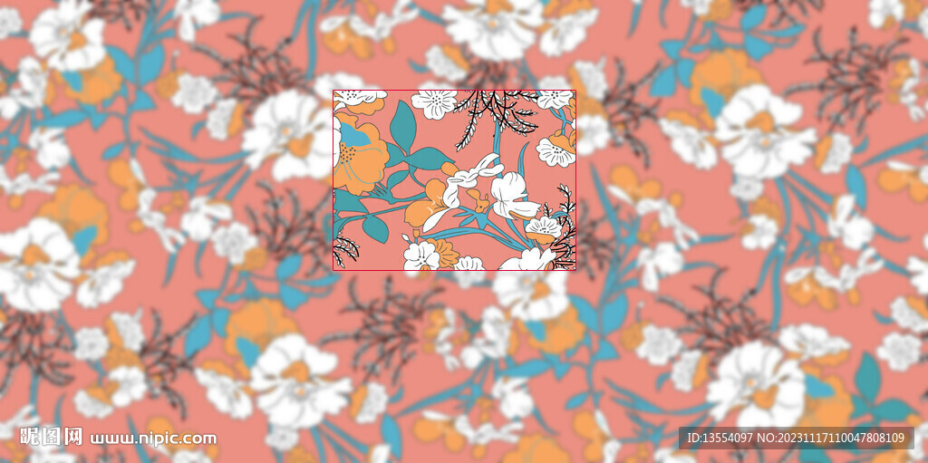 大牌碎花